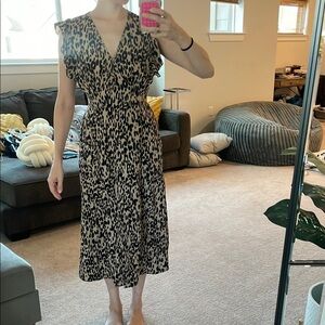 Sienna Sky Animal Print Midi Dress